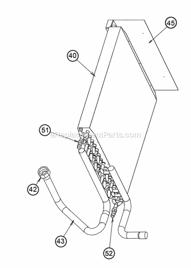 Ruud RHWB-10WRX60B Air Handlers Coil Assembly 04w Diagram