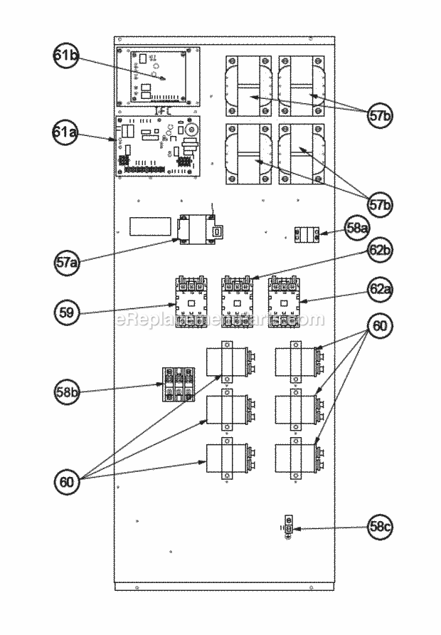 Ruud RKKL-B090CM22EAAF Package Gas-Electric - Commercial Control Box 180-240 Diagram