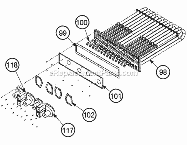 Ruud RKKL-B151CM25EBFG Package Gas-Electric - Commercial Page AM Diagram