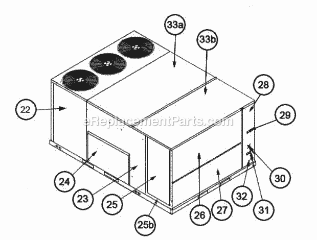 Ruud RKKL-B240DL30EADG Package Gas-Electric - Commercial Page V Diagram