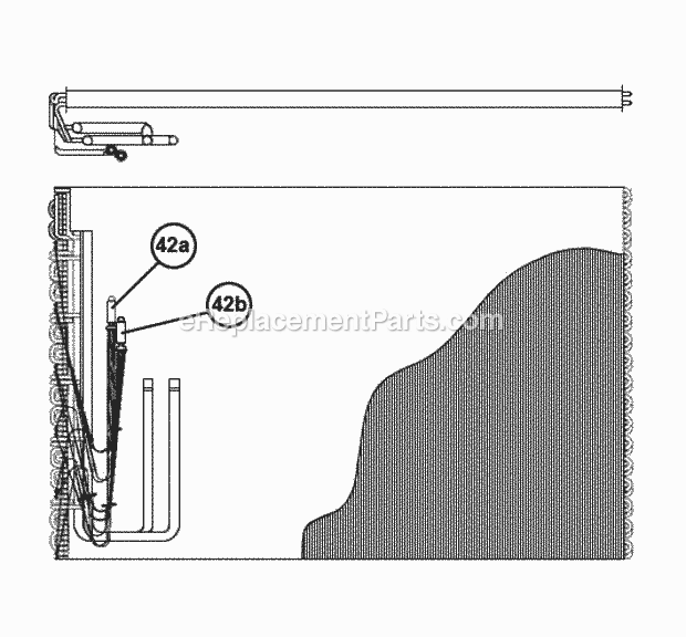 Ruud RKMB-A090CM15E Package Gas-Electric - Commercial Evaporator Coil Assembly 090-120 Diagram