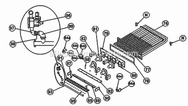 Ruud RKMB-A102YM22ECDB Package Gas-Electric - Commercial Page H Diagram