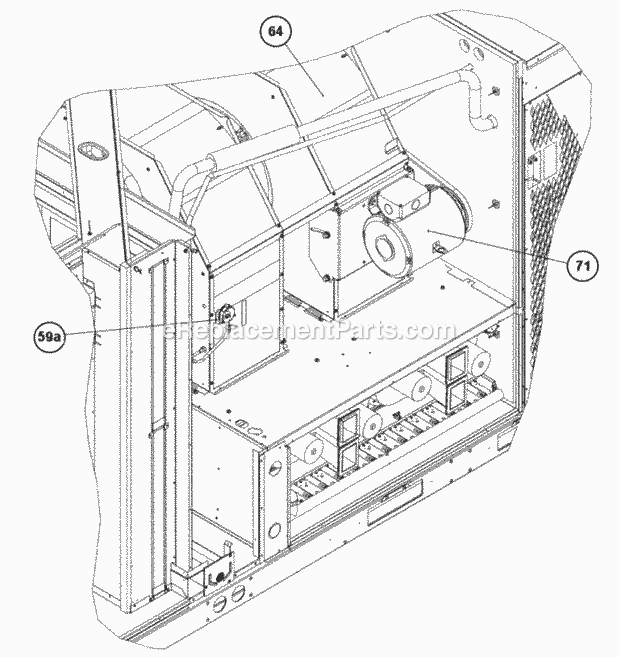 Ruud RKNL-C073CM15EBFA Package Gas-Electric - Commercial Page AH Diagram