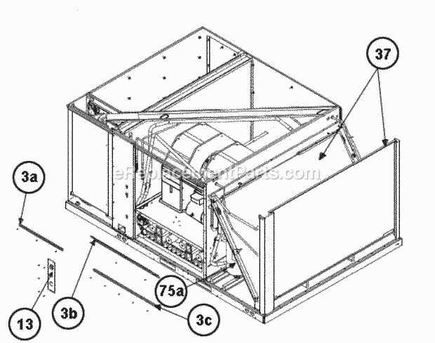 Ruud RKRL-C090CN15EBFJ Package Gas-Electric - Commercial Page N Diagram