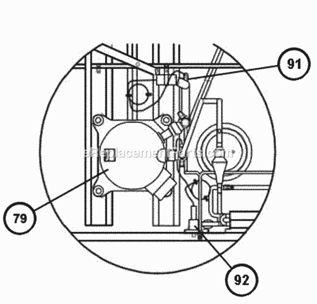 Ruud RLKL-B090CM015 Package Air Conditioners - Commercial Page H Diagram