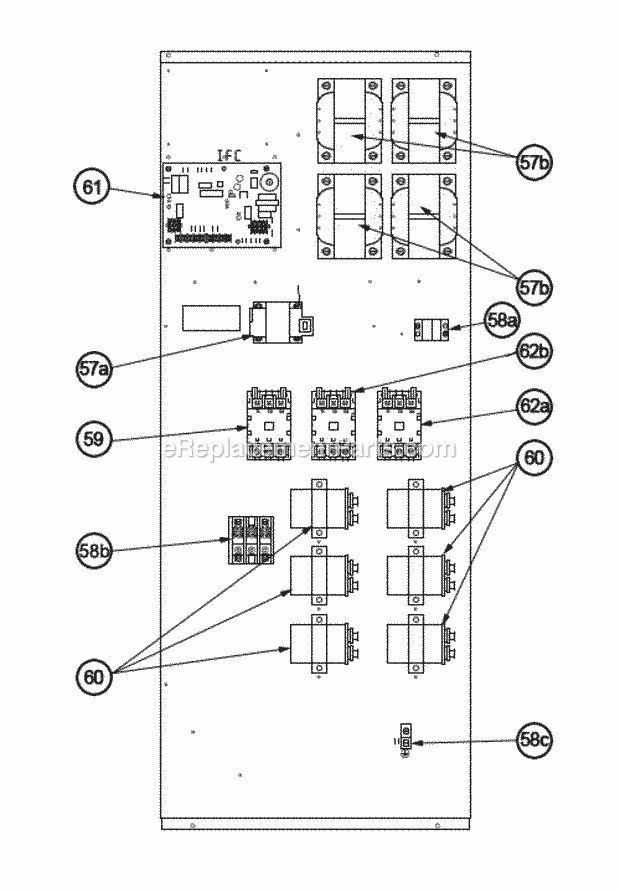 Ruud RLKL-B240CM000BYA Package Air Conditioners - Commercial Control Box 180-240 Diagram
