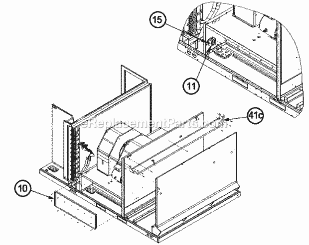 Ruud RLNL-B073CM000BYF Package Air Conditioners - Commercial Page V Diagram
