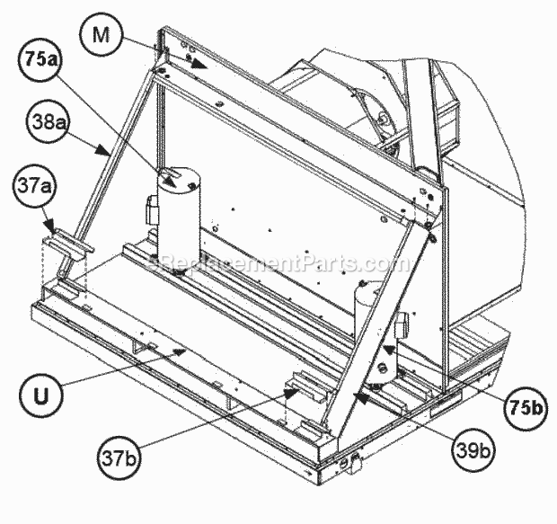 Ruud RLRL-C090CM000 Package Air Conditioners - Commercial Page U Diagram