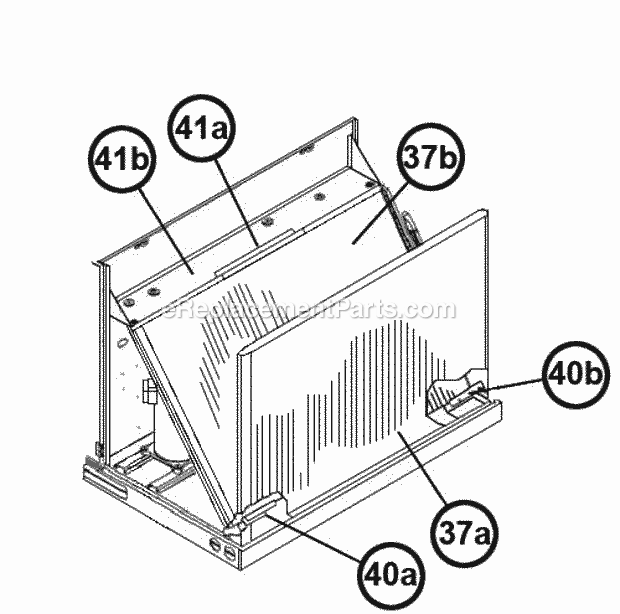 Ruud RLRL-C090CM000 Package Air Conditioners - Commercial Condenser Coil Assembly 090-120 Diagram