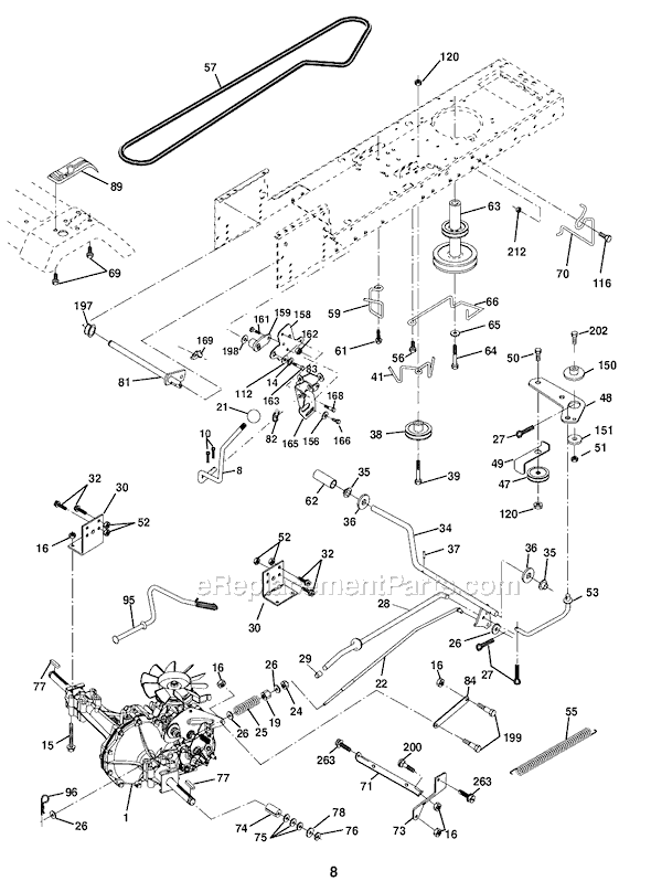 Ryobi HDK19H42 (96016000400) Lawn Tractor Page C Diagram