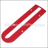Ryobi Throat Plate Red part number: 550236004
