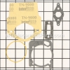 Ryobi Engine Gasket Kit part number: 753-04134