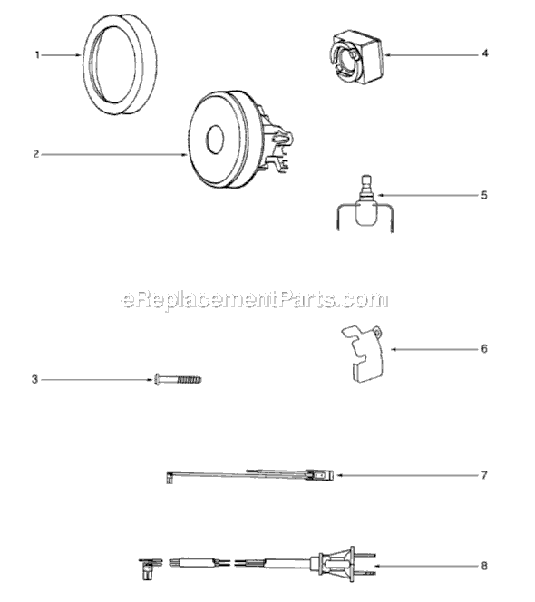 Sanitaire S3681A-1 Canister Vacuum Page C Diagram