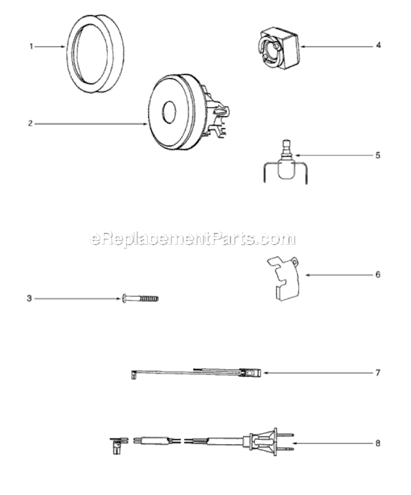 Sanitaire S3686D-2 Canister Vacuum Page C Diagram