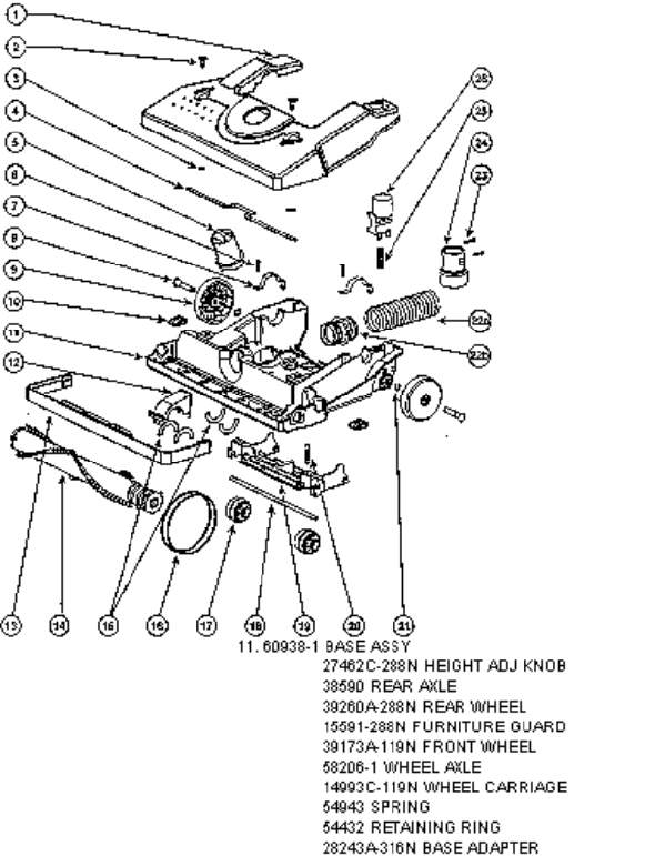 Sanitaire SC4580AT-2 Commercial Upright Vacuum Page B Diagram