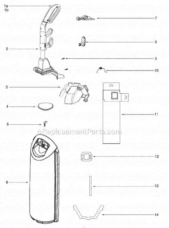 Sanitaire SC5713A-3 Commercial Upright Vacuum Page C Diagram