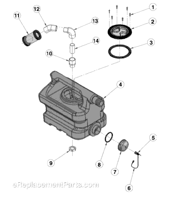 Sanitaire SC6070A Canister Carpet Cleaner Page B Diagram