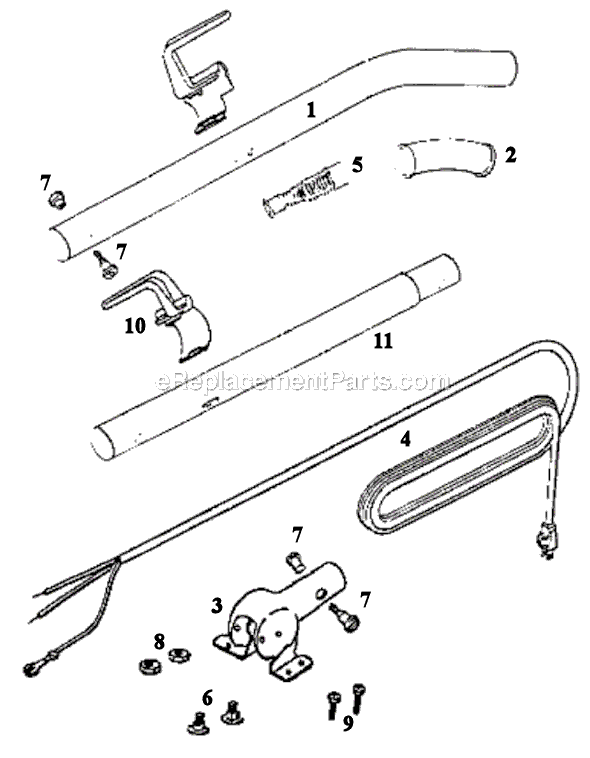 Sanitaire SC679G Commercial Upright Vacuum Page D Diagram