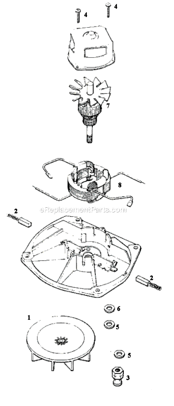 Sanitaire SC679G Commercial Upright Vacuum Page E Diagram