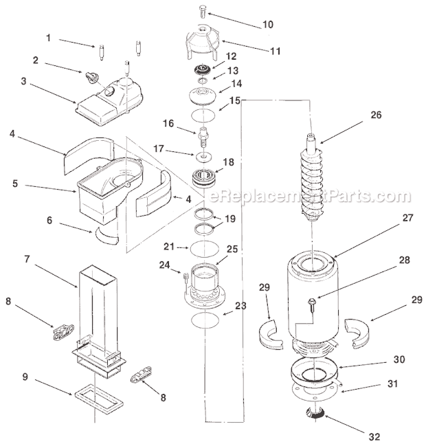 Scotsman NM1850RH Ice Maker Evaporator, Bin Controls Diagram