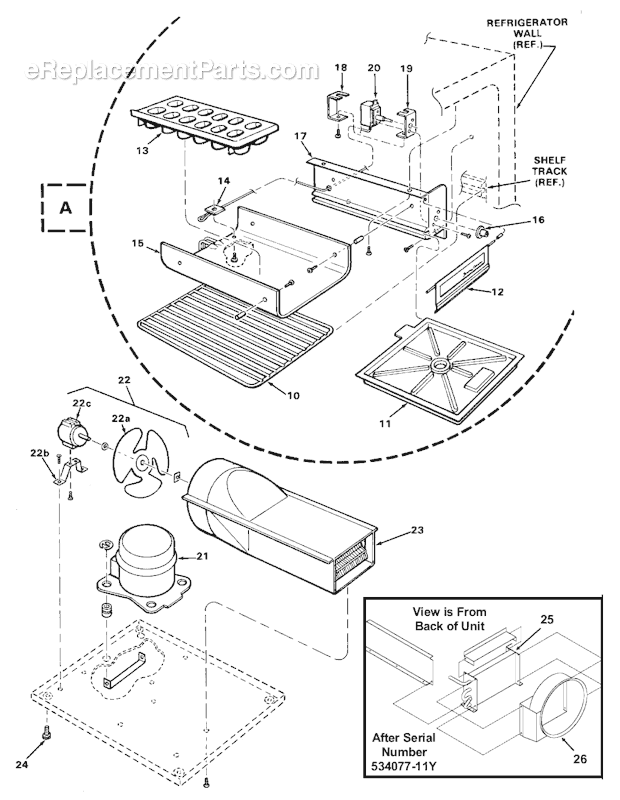 Scotsman RF33 Ice Maker Page B Diagram