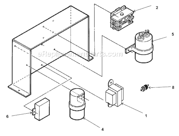 Scotsman SCE275 Ice Maker Electrical Box Diagram