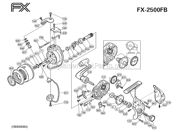 Shimano FX2500FB - Spinning Reel FX 