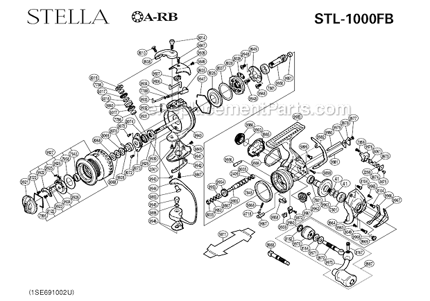Shimano Stella 1000 FJ Spinning Reel