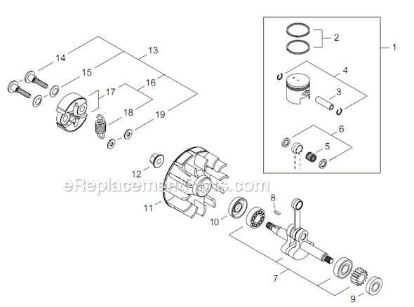 Shindaiwa C254 (T10512001001 - T10512999999) Brushcutter Page C Diagram