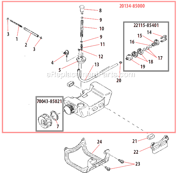 Shindaiwa C260 Brushcutter Page G Diagram