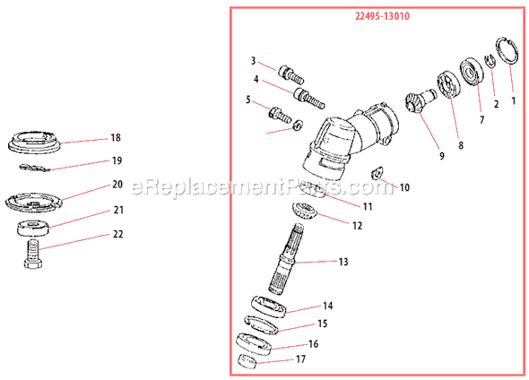 Shindaiwa C260 Brushcutter Page I Diagram