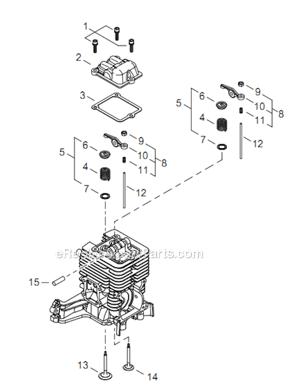 Shindaiwa GP344 (T16011001001 - T16011999999) Water Pump Page D Diagram