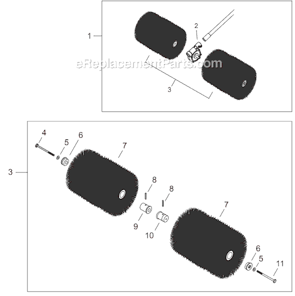 Shindaiwa PB3410 Power Broom Page Q Diagram