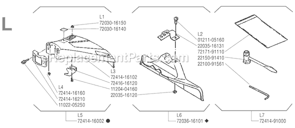 Shindaiwa T-18 Trimmer Page L Diagram