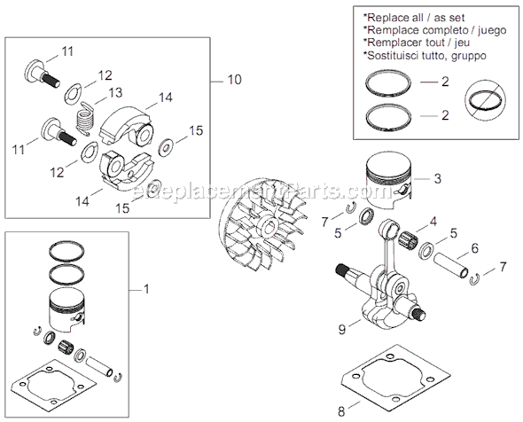 Shindaiwa T242 EVC Trimmer Page C Diagram