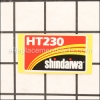 Shindaiwa Label Trade part number: X504003190