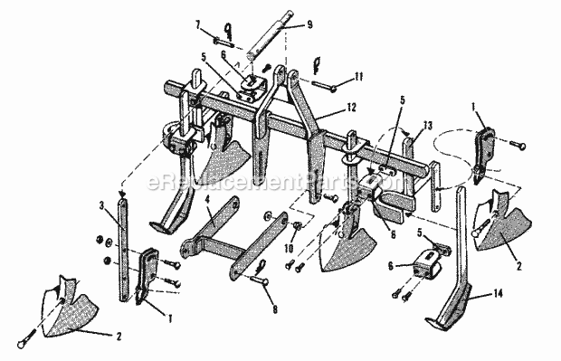 Simplicity 1600155 312H, 12Hp Hydro Cultivator Group - Rear Mounted (1505I42) Diagram