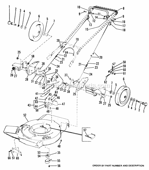 Simplicity 1690132 System 1021, Self Propelled Mo Self Propelled Diagram