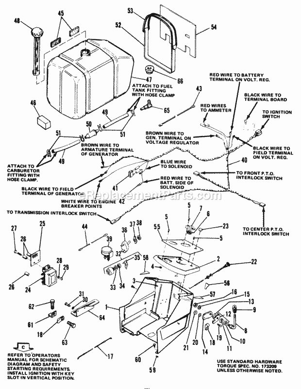 Simplicity 1690216 712S Tractor Dash Group Diagram