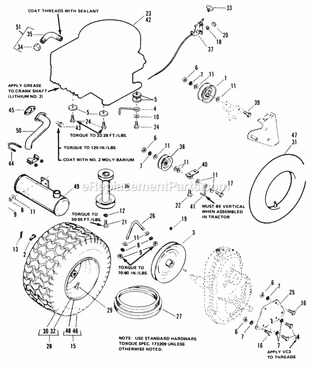 Simplicity 1690221 808Gt Tractor Engine  Drive Group (6008  6011) Diagram