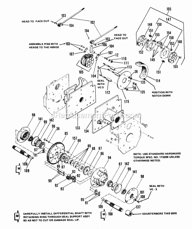 Simplicity 1690231 720, 19.5Hp Hydro Tractor Transmission Group - Diagram 3 Diagram