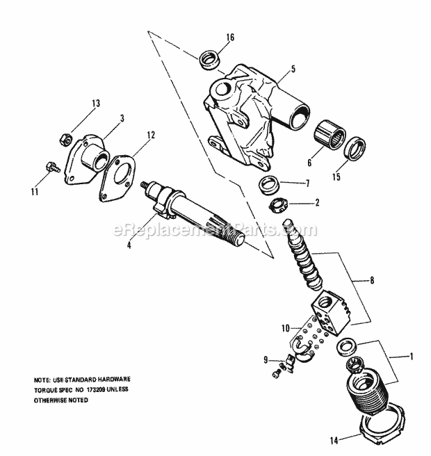 Simplicity 1690283 9020, 19.5Hp, W3 Pt. Hitch& Re Steering Box Break Down Diagram