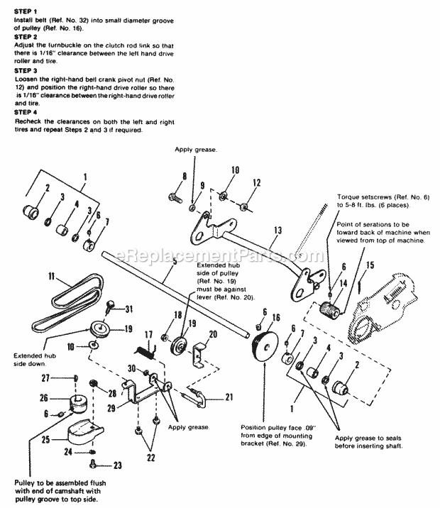 Simplicity 1690798 1421, Sp Ms Mower 4-In-1 Power Drive Group Diagram