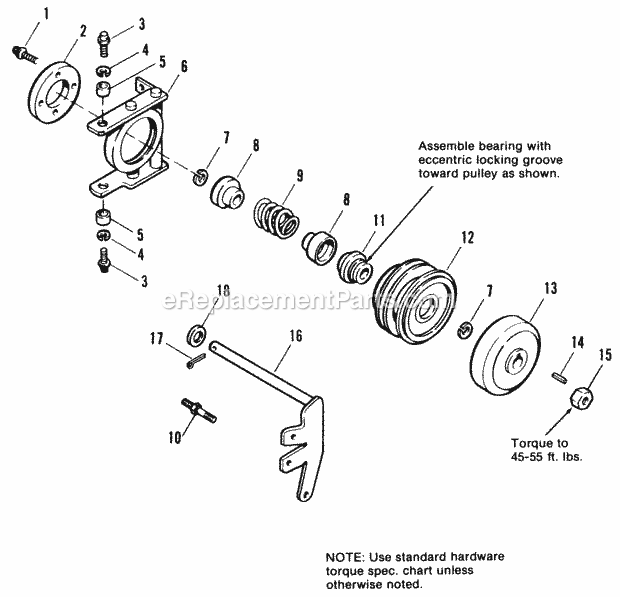 Simplicity 1690896 7790H Diesel Hydro Garden Tractor Pto Cone Clutch Group Diagram