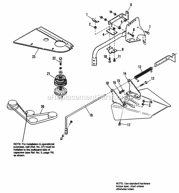 Simplicity 1691257 42 Inch Turbo Collection System Page B Diagram