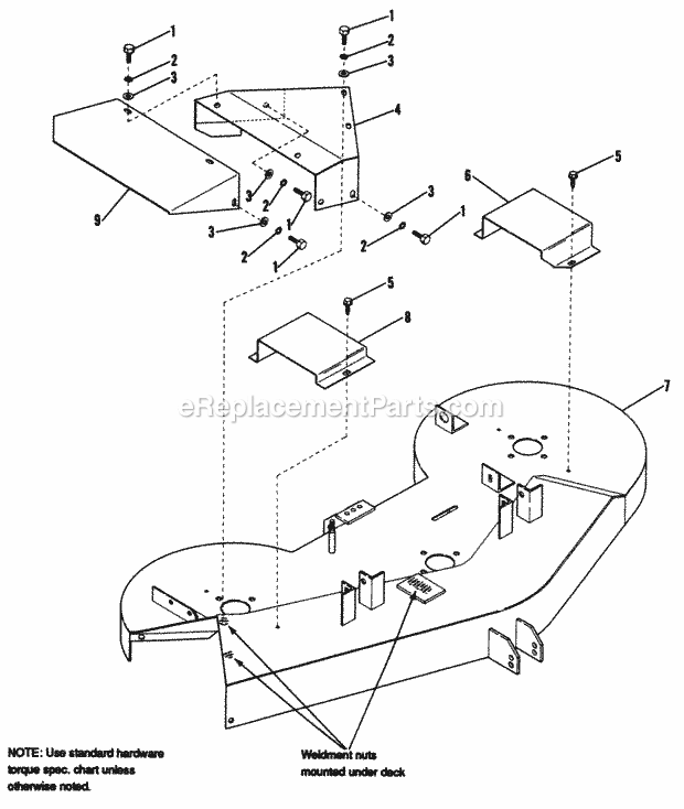 Simplicity 1691841 Lever Steer Rear-Engine Riding Mower 16hp Page M Diagram