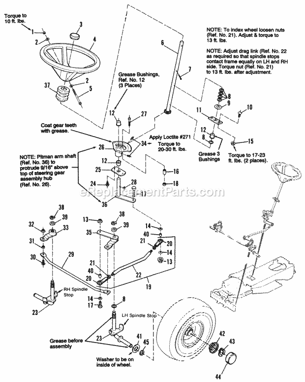 Simplicity 1692280 Broadmoor, 14Hp Hydro And 38In Steering Group Diagram