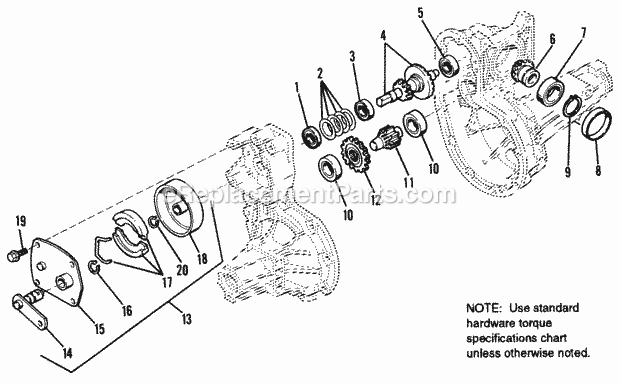 Simplicity 1692441 Landlord, 18Hp,Hydro And 50In Hydro Transmission Service Parts - Diagram 3 Diagram