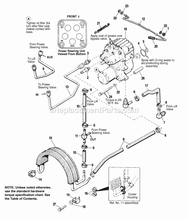 Simplicity 1692453 Sunstar, 20Hp Hydro And 48In M Hydraulic System Diagram