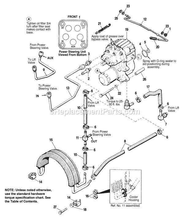 Simplicity 1692455 Sunstar, 20Hp Hydro And 60In M Hydraulic System Diagram